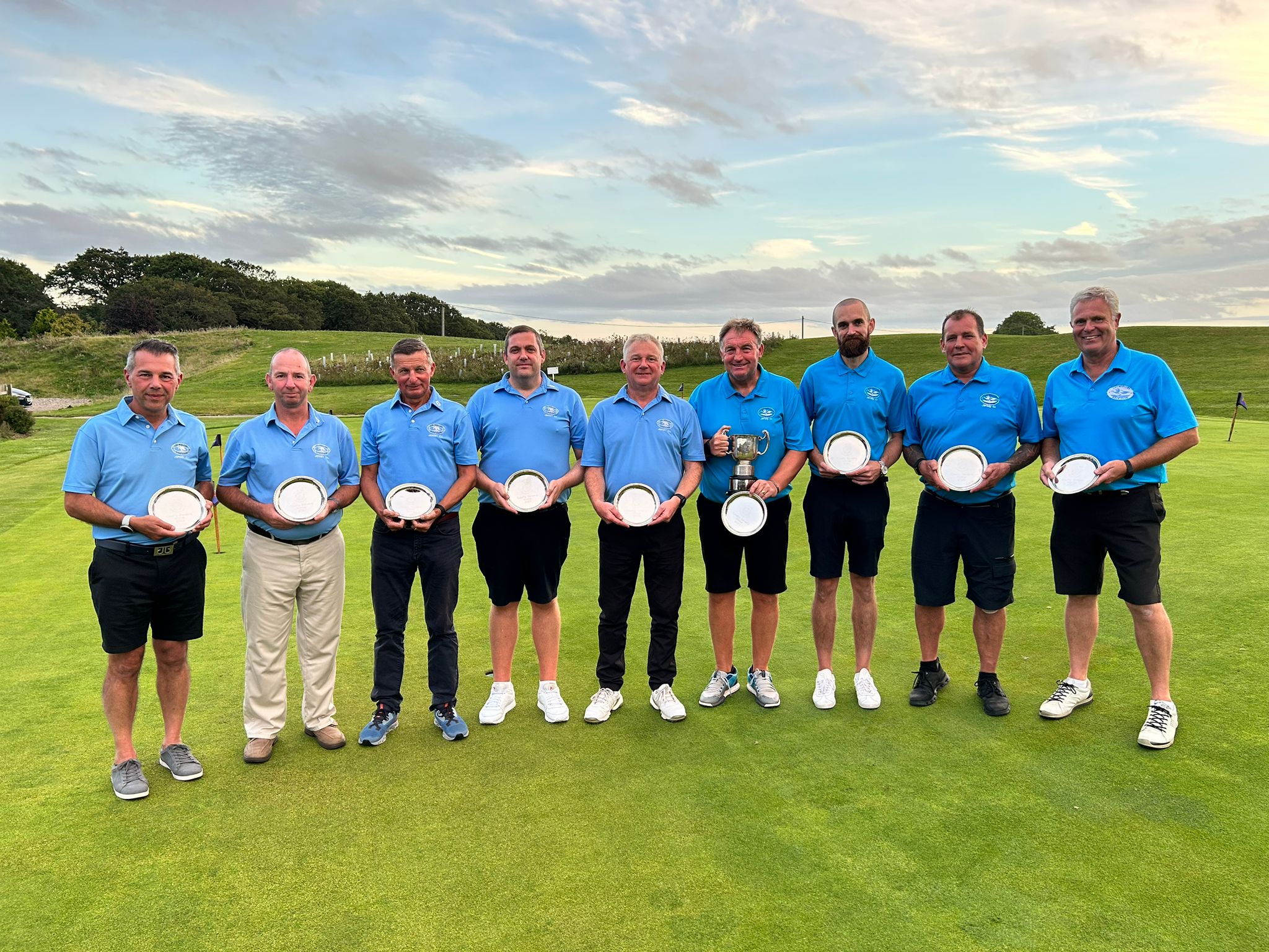 Les Mielles lift illustrious team trophy Hampshire County Golf Union